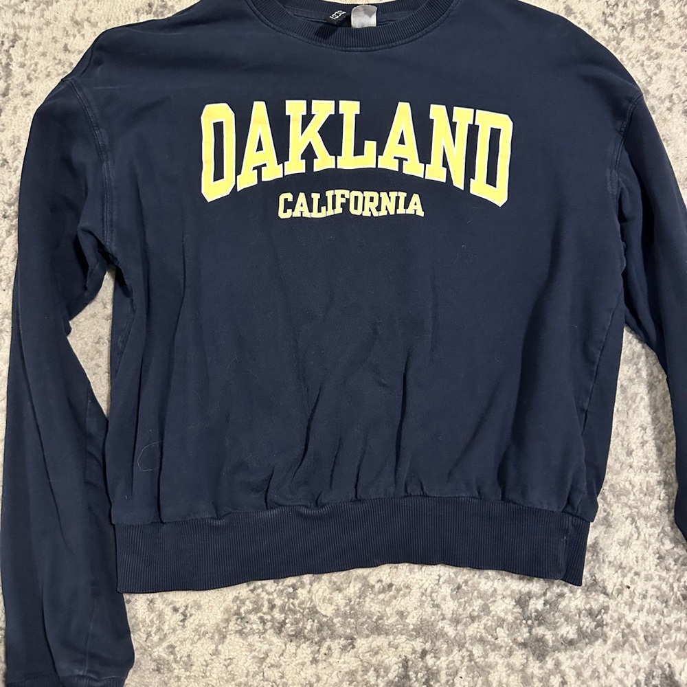 Navy Oakland California Sweatshirt